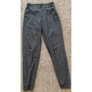 Athleta Brooklyn Textured Jogger Ankle Pant Size 2 Olive Green Stretch Travel